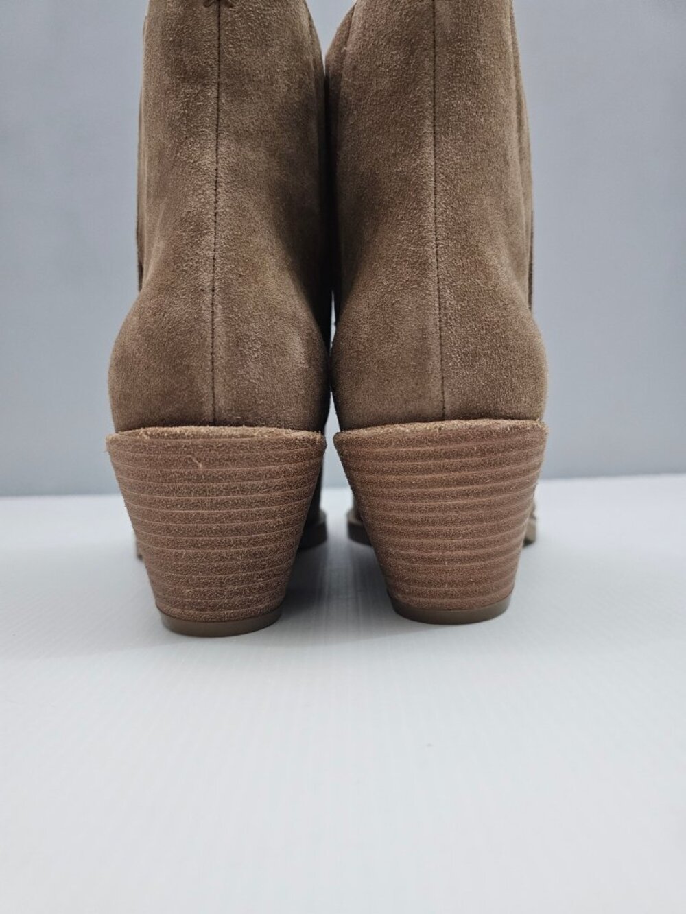 Rag & Bone Dart Pointed Toe Ankle Boot Womens EU 39.5 Brown Suede Block Heel - Picture 8 of 15